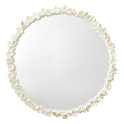 AERIN Coral Round Mirror