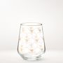 Honeycomb Stemless Wine Glasses, Set of 4