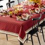 Sicily Red Tablecloth, 70" X 108"