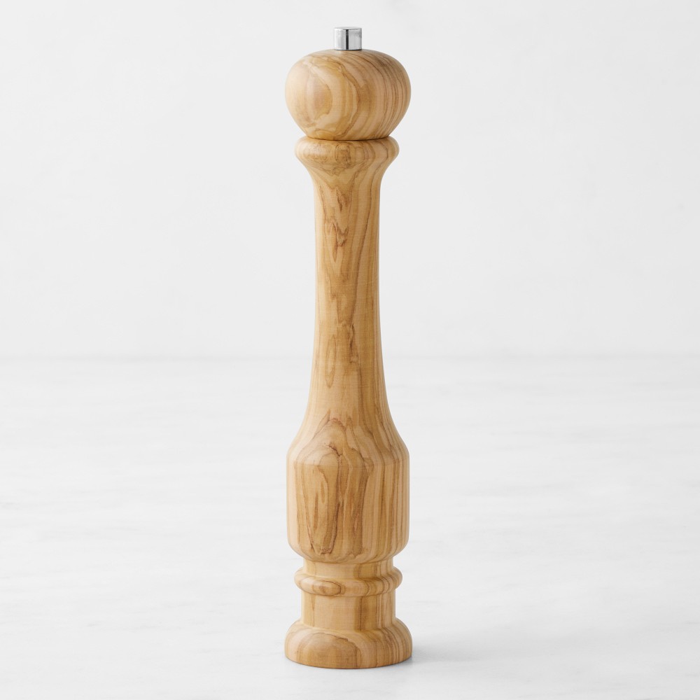 Williams Sonoma Traditional Olivewood Pepper Mill, 12"