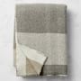 Cashmere Plaid Double Side Throw, 50" X 65", Grey