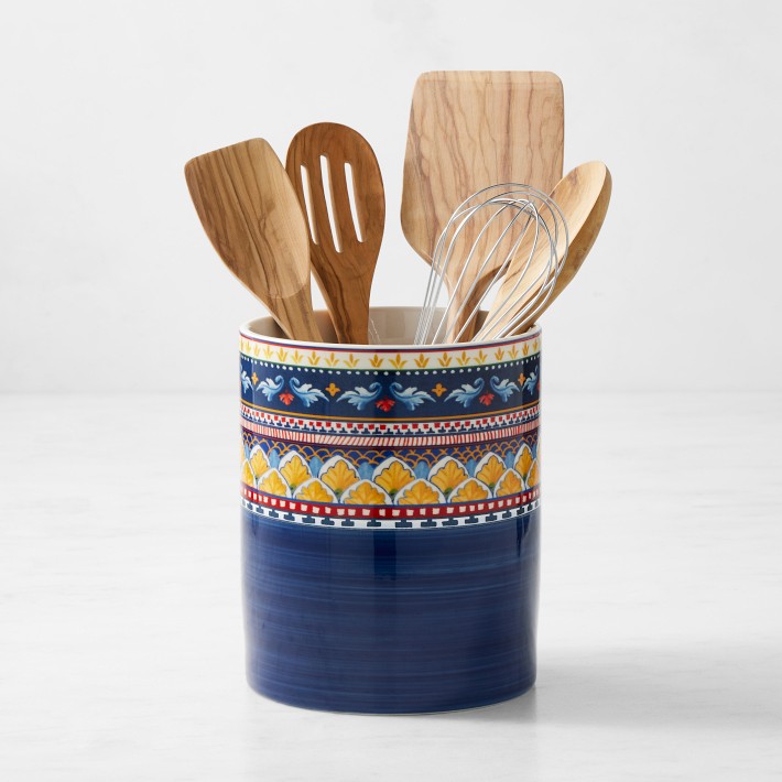 Sicily Ceramic Utensil Holder