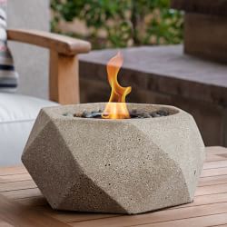 TerraFlame Geo Tabletop Fire Bowl (11&quot;)
