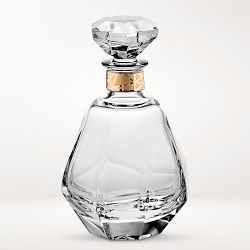 Vista Alegre Crystal Whiskey Decanter, Gemstone