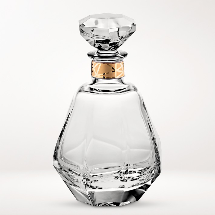 Vista Alegre Crystal Whiskey Decanter, Gemstone