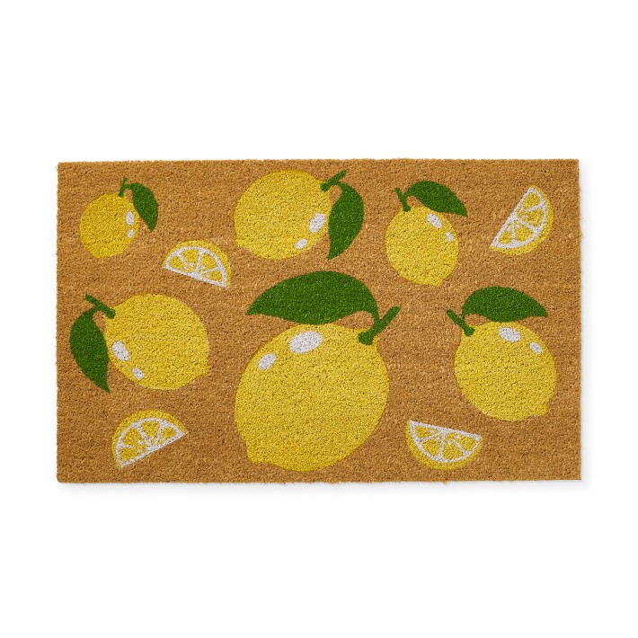 Williams Sonoma Lemons Doormat