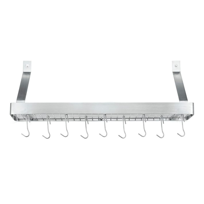 Cuisinart 36 Rectangular Bookshelf Rack, Brushed Stainless-Steel
