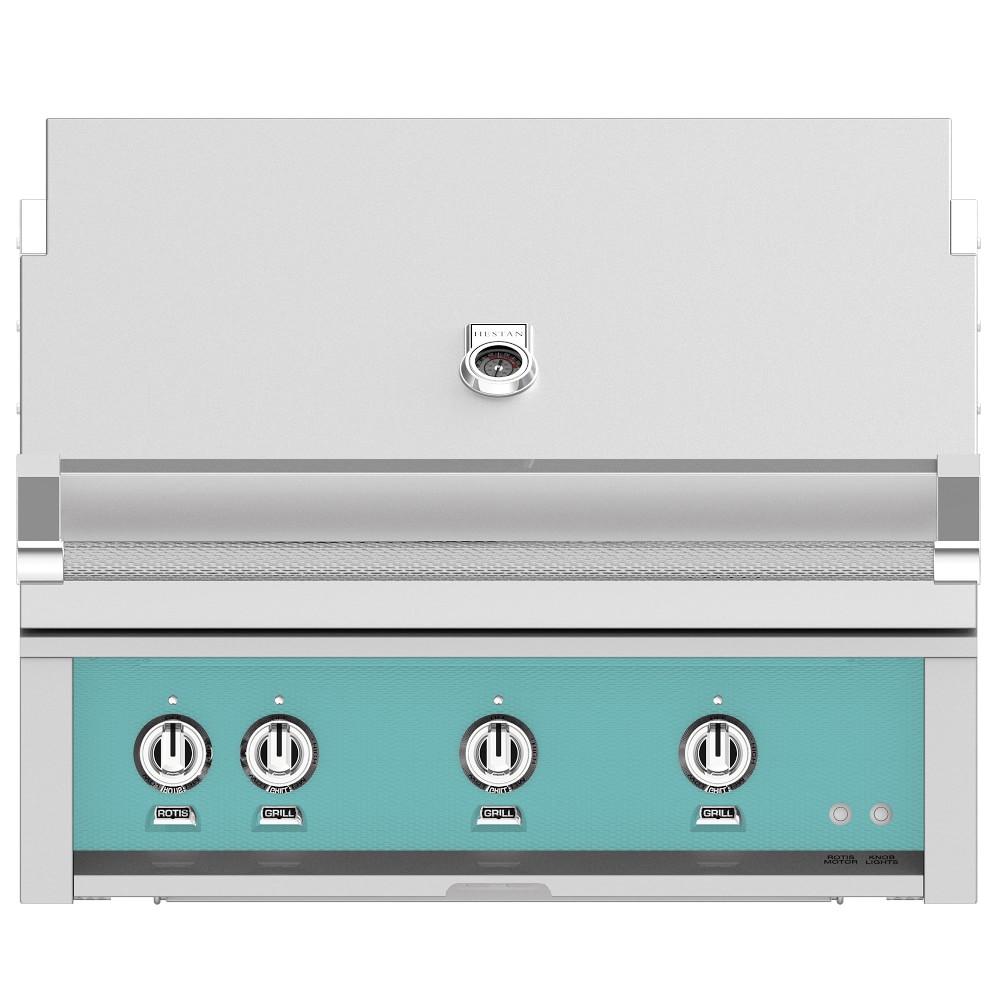 Hestan 36" Built-In Grill, Liquid Propane, 2 Trellis, 1 Sear, Rotisserie, Bora Bora