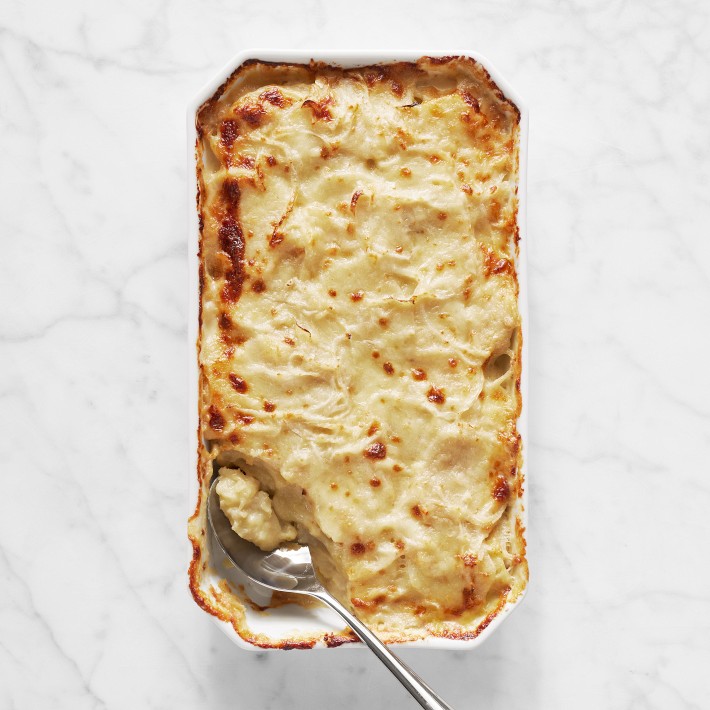Williams Sonoma Test Kitchen Herbed Potato Gratin with Gruyere Set of 2, Immediate Delivery