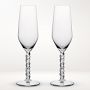 Orrefors Carat Champagne Flutes, Set of 2