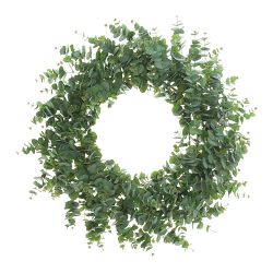 Eucalyptus Faux Wreath, 45"