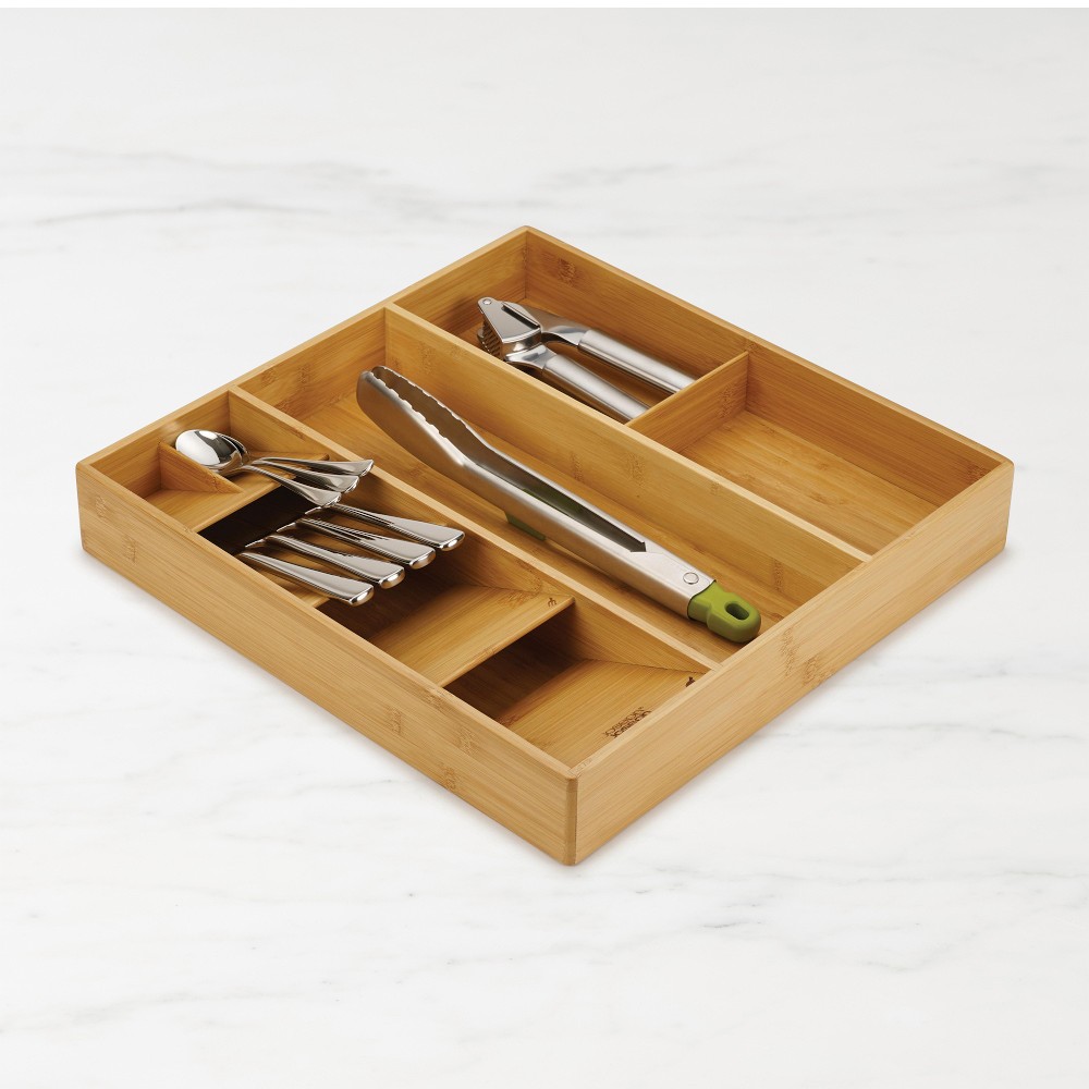 Joseph Joseph DrawerStore Bamboo Cutlery, Utensil & Gadget Organizer