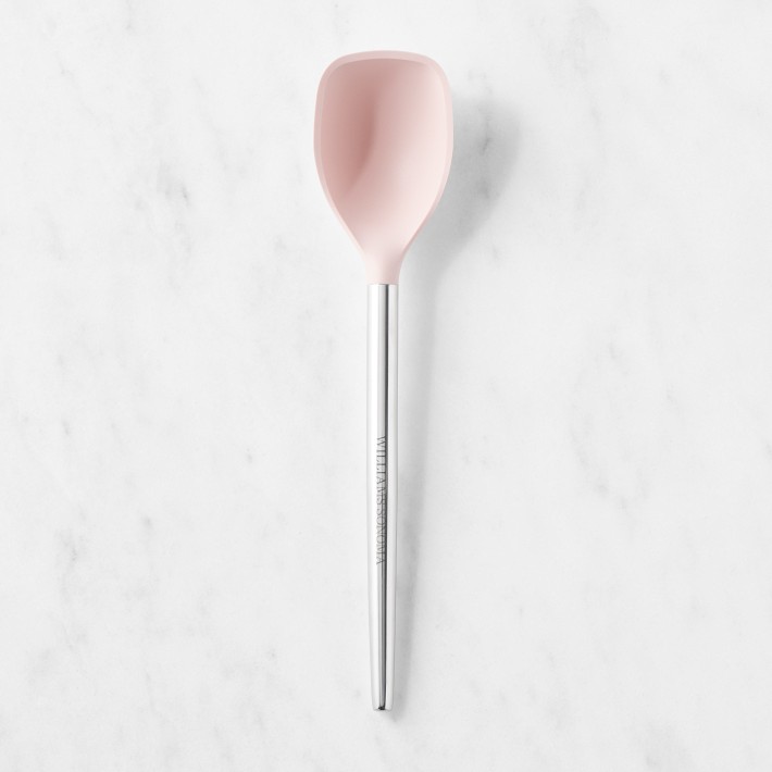 Williams Sonoma Stainless-Steel Silicone Flexcore Deep Spoon, Dusty Rose