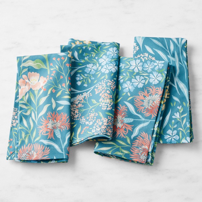 Iznik Floral Napkins, Set of 4