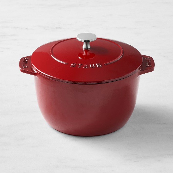 Staub Enameled Cast Iron Demi French Oven, 3 1/4-Qt., Cranberry