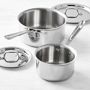 All-Clad D3&#174; Tri-Ply Stainless-Steel Saucepan Set, 1 1/2 &amp; 3-Qt.