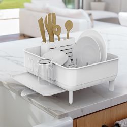 simplehuman&#8482; Compact Kitchen Steel Frame Dishrack