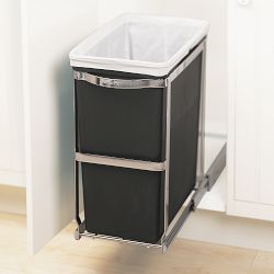 simplehuman&#8482; 30-L. Under Counter Pull-Out Trash Can
