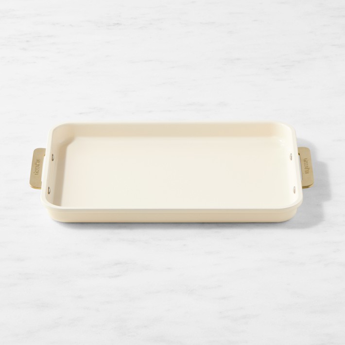 GreenPan™ Reserve Ceramic Nonstick Bakeware Quarter Sheet Pan, Cream