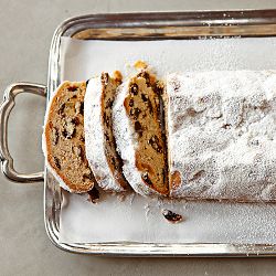 Dresden Stollen with Marzipan, Serves 8-10