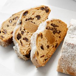 Dresden Stollen with Marzipan, Serves 8-10
