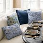 Morris &amp; Co. x Williams Sonoma Home Reversible Performance Pillow Cover, Larkspur