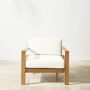 Ojai Outdoor Natural Teak Club Chair