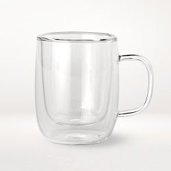 Double-Wall Glass Espresso Cups, Set of 4