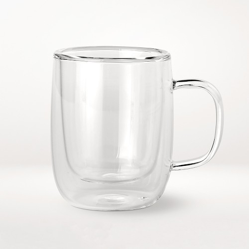 Double-Wall Glass Espresso Cups, Set of 4