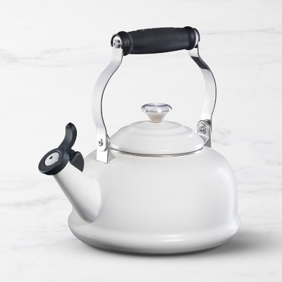 Le Creuset Classic Whistling Tea Kettle, Matte White