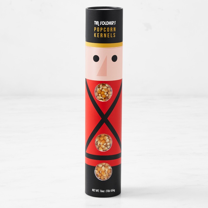 Holiday Popcorn Tube, Tin Soldier