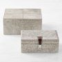 Hair-On-Hide Leather Box