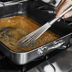 GreenPan&#8482; Premiere Stainless-Steel Ceramic Nonstick Roaster, 16&quot;