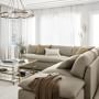 Laguna 3-Piece L-Shape Armless Loveseat Sectional (109&quot;-113&quot;)