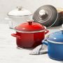 Le Creuset Enameled-Steel Stock Pot with Stainless-Steel Knob