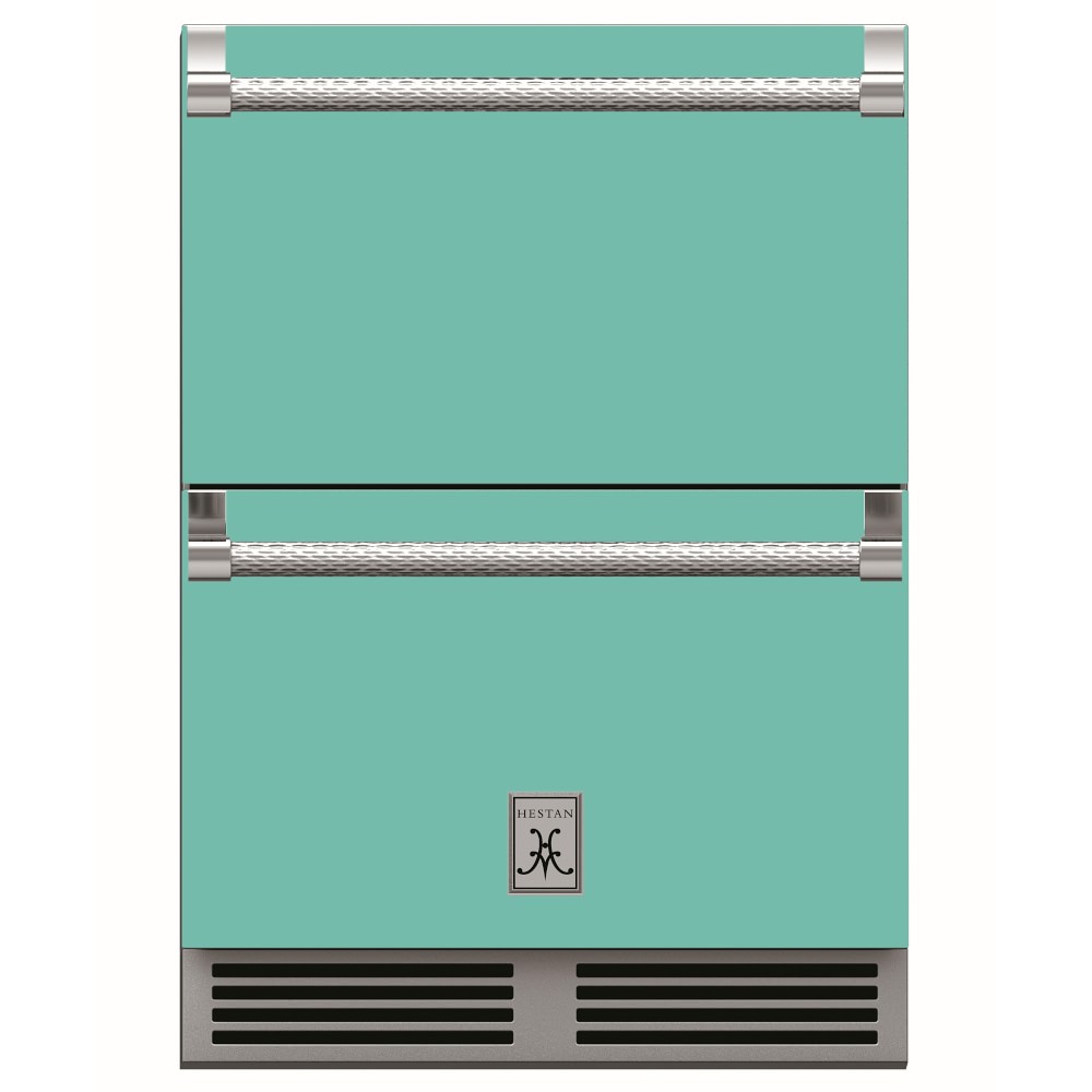 Hestan 24" Built-In Outdoor Refrigerator Drawer, Freezer Drawer, Lock, Bora Bora