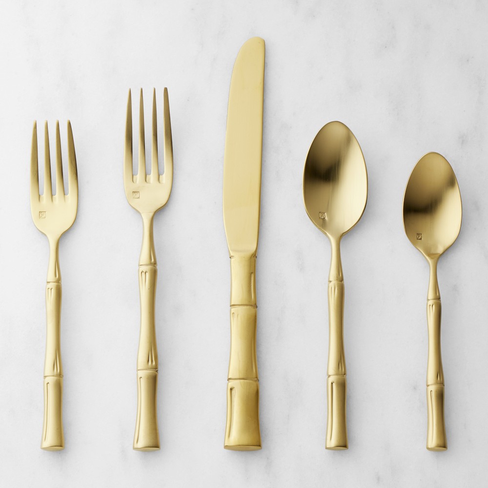 Fortessa Royal Pacific 5-Piece Flatware Set, Champagne