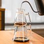 Pure Over Glass Pour-Over Coffee Brew Kit XL, Black