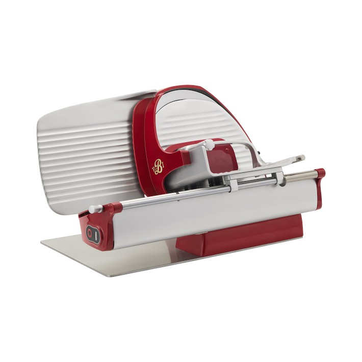 Berkel Home Line Plus 250 Electric Food Slicer, Red