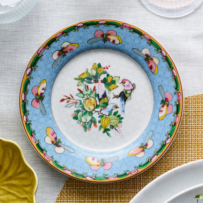 Famille Rose Boxed Appetizer Plates, Set of 4
