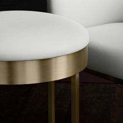 Sydney Upholstered Backless Counter &amp; Bar Stool