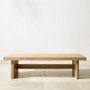 San Clemente Natural Teak Outdoor Rectangle Coffee Table (60&quot;)