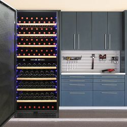 Vinotemp 300-Bottle Garage Dual-Zone Wine Cooler