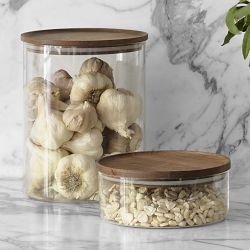 Hold Everything Stacking Glass Canisters