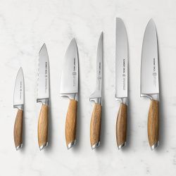 Schmidt Brothers Bonded Teak Knives, Set of 7
