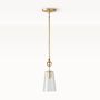 Chain Link Pendant, Antique Brass