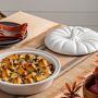 Le Creuset Stoneware Pumpkin Covered Baker, 2-Qt.