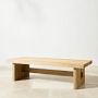 San Clemente Natural Teak Outdoor Rectangle Coffee Table (60&quot;)