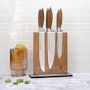Schmidt Brothers Bonded Teak Knives, Set of 7