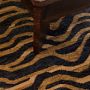 Tiger Stripe Hand Knotted Rug